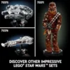 LEGO Star Wars: A New Hope Millennium Falcon 25th Anniversary Buildable Starship Model, Collectible Star Wars Home Décor, Building Set for Adults, Gift Idea for Star Wars Fans, 75375 -Multicolor