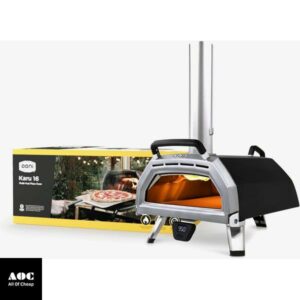 ooni Karu 16 Multi-Fuel Outdoor Pizza Oven - Wood Fired and Gas Fueled Oven - Outdoor Pizza Maker