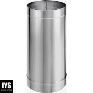 DuraVent 6DBK-48SS DuraBlack Stainless Steel Single-Wall Pipe, 6" Diameter, 48" Length