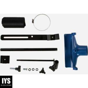 Rockler 359055 Lathe Dust Collection System D x L: 3" x 9", Black
