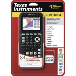 Texas Instruments - TI-84+ CE Graphing Calculator - Black