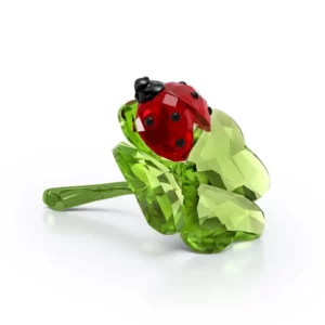 Swarovski Idyllia Ladybug and Four Leaf Clover