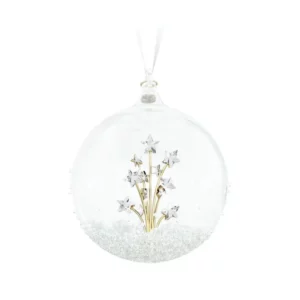 Swarovski 2024 Annual Edition Ball Dated Ornament - H: 3.9" W: 3.1"