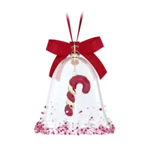 Swarovski 2024 Holiday Cheers Dulcis Bell Ornament, Red - H: 3.6" W: 3"