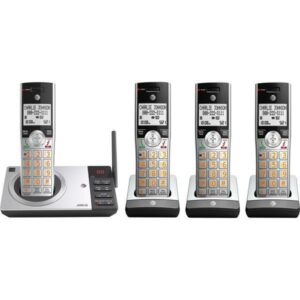 AT&T - CL82407 DECT 6.0 Expandable Cordless Phone System with Digital AnswerinAT&T - CL82407 DECT 6.0 Expandable Cordless Phone System with Digital Answering System and Smart Call Blocker - Silver/blackg System and Smart Call Blocker - Silver/black