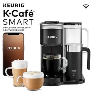 Keurig® K-Cafe® SMART Single-Serve Coffee Maker with WiFi Compatibility, Latte & Cappuccino Machine with Built-In Frother