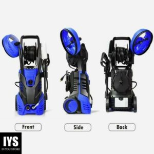 3000PSI Electric High Pressure Washer Machine 2 GPM 2200W w/ Deck Patio Cleaner Blue