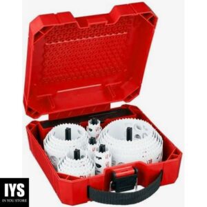 Milwaukee 49-22-4185 All Purpose Professional Ice Hardened Hole Saw Kit 28 Piece