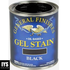 General Finishes Oil Base Gel Stain, 1 Quart, Black
