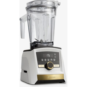 Vitamix A3500 Ascent Series Gold Label Smart Blender, Professional-Grade, 64 oz. Low-Profile Container, White with Gold Accents