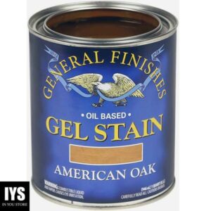 General Finishes Oil Base Gel Stain, 1 Quart, American Oak