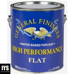 General Finishes High Performance Water Based Topcoat, 1 Gallon, Flat