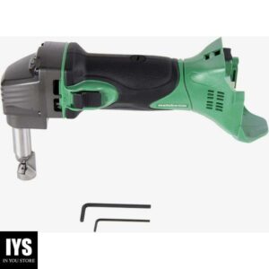 Metabo HPT 18V MultiVolt™ Cordless Nibbler | Tool Only - No Battery | For Ribbed Metal Panels | 180 Degree 3-Stop Die Holder | CN18DSLQ4