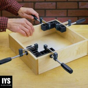 Clamps for Woodworking - Clamp It & Deluxe 90 Degree Clamp Kit Includes 2 Original Clamp-It