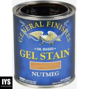 General Finishes Oil Base Gel Stain, 1 Quart, Nutmeg