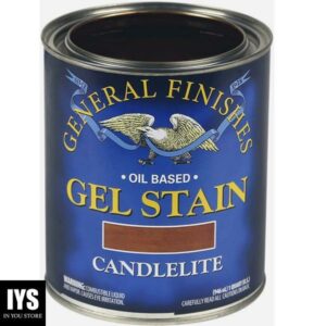 General Finishes Oil Base Gel Stain, 1 Quart, Candlelite