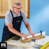 Rockler Table Saw Small Parts Crosscut Sled - Table Saw Sled Kit Includes Blade Guard, Miter Track Stop