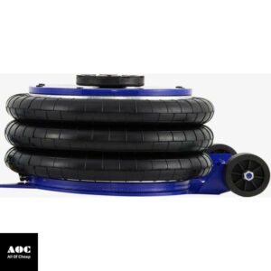 VEVOR Air Jack, 5 Ton/11000 lbs Triple Bag Air Jack, Lift Up to 15.75 Inch, 3-5S Fast Lifting Air Bag Jack (Blue)