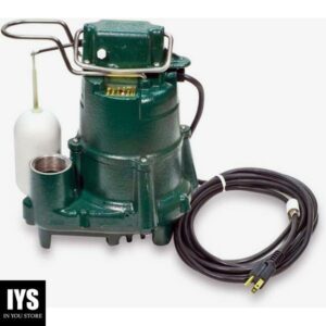 Zoeller 98-0001 115-Volt 1/2 Horse Power Model M98 Flow-Mate Automatic Cast Iron Single Phase Submersible Sump/Effluent Pump