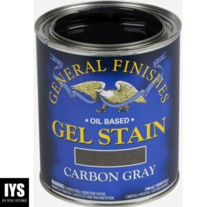 General Finishes Oil Base Gel Stain, 1 Quart, Carbon Gray