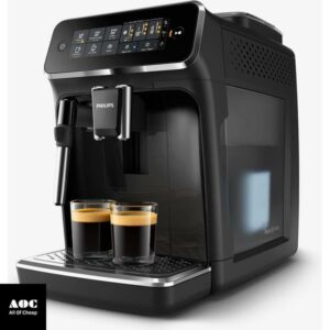 PHILIPS 3200 Series Fully Automatic Espresso Machine, Black (EP3221/44)