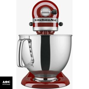KitchenAid KSM150PSER Artisan Tilt-Head Stand Mixer with Pouring Shield, 5-Quart, Empire Red