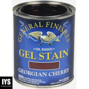 General Finishes Oil Base Gel Stain, 1 Quart, Georgian Cherry