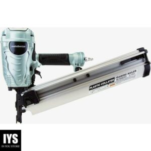 Metabo HPT Framing Nailer, The Pro Preferred Brand of Pneumatic Nailers*, 21° Magazine, Accepts 2" to 3-1/2" Framing Nails, (NR90AES1)