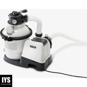 INTEX SX1500 Krystal Clear Sand Filter Pump for Above Ground Pools: 1500 GPH Pump Flow Rate – Improved Circulation and Filtration – Easy Installation – Improved Water Clarity – Easy-to-Clean
