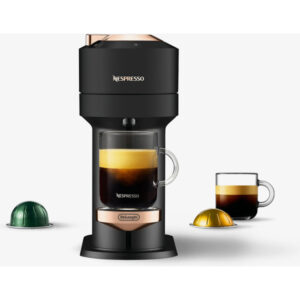 Nespresso Vertuo Coffee and Espresso Maker, Machine Only, Black Matte Rose Gold