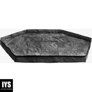 CLAM 150 x 150 Inch Quick-Set Floor, Removable Tent Footprint Mat Tarp Camping Accessory for Pavilion Camper Model Gazebo Screen Shelter, Floor Only