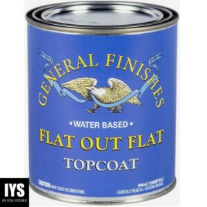 General Finishes Flat Out Flat Topcoat, Quart