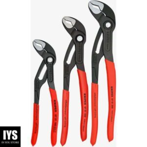 KNIPEX Tools - 3 Piece Cobra Pliers Set (7, 10, & 12) (002006US1)