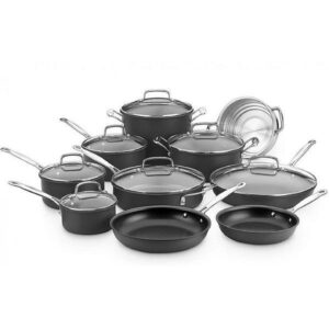 Cuisinart - Chef's Classic 17-Piece Cookware Set - Black