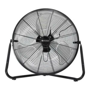 Utilitech 20-in 120-Volt 3-Speed High Velocity Indoor Black Floor Fan