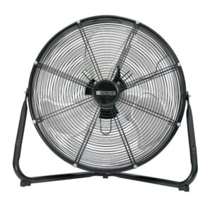Utilitech 20-in 3-Speed Indoor Black Floor Fan