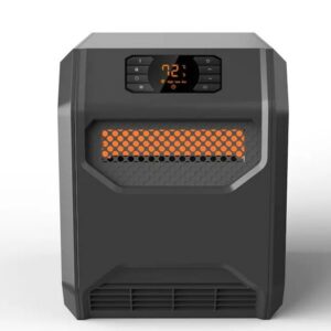 Utilitech Up to 1500-Watt Infrared Quartz Cabinet Indoor Electric Space Heater with Thermostat and Remote Included