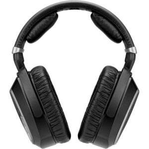 Sennheiser - RS 195 RF Wireless Headphone Systems for TV Listening with Selectable Hearing Boost Preset - Black