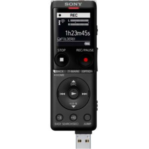 Sony - UX Series Digital Voice Recorder - Black