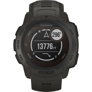 Garmin - Instinct Solar Smartwatch 45mm Fiber-Reinforced Polymer - Graphite