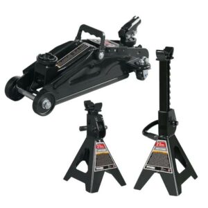 Torin Black 2-Ton Steel Manual Hydraulic Floor Jack