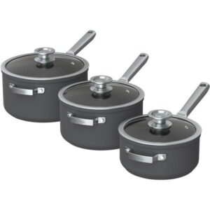 Ninja - NeverStick Premium Nest System 6-Piece Cookware Set - Gray