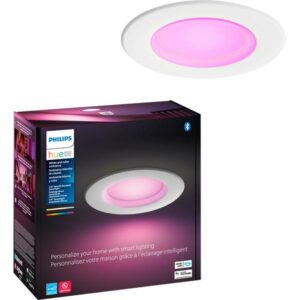 Philips - Hue Bluetooth 5/6" High Lumen Recessed Downlight - White and Color Ambiance