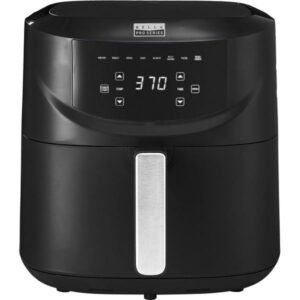 Bella Pro Series - 8-qt. Digital Air Fryer with Divided Basket - Black