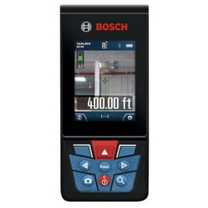 Bosch BLAZE 400-ft Outdoor Red Laser Distance Measurer with Backlit Display and Bluetooth Compatibility