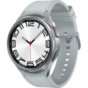 Samsung - Galaxy Watch6 Classic Stainless Steel Smartwatch 47mm LTE - Silver