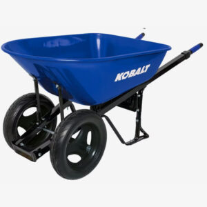 Kobalt 7-cu ft Steel Wheelbarrow Flat-free Tire(s)