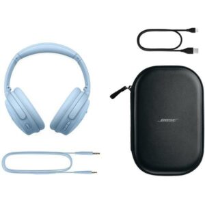 Bose - QuietComfort Wireless Noise Cancelling Over-the-Ear Headphones - Moonstone Blue
