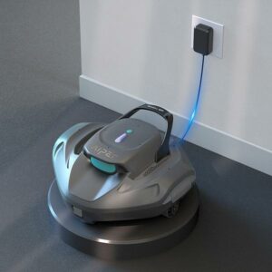 Aiper - SG 800B Cordless Robotic Pool Cleaner for Flat Above Ground Pools up to 860sq.ft, Automatic Pool Vacuum - Gray