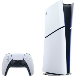 Sony Interactive Entertainment - PlayStation 5 Slim Console Digital Edition – Marvel's Spider-Man 2 Bundle (Full Game Download Included) - White